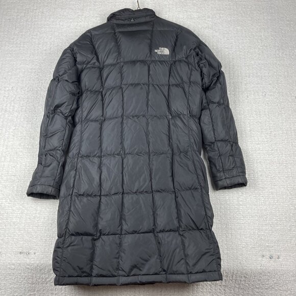 The North Face Jacket Womens S Black 600 Goose Down Metropolis Long Parka Coat - Picture 15 of 16